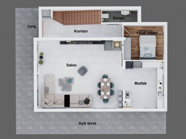 KIBRIS GİRNE BELLAPAİS'DE  ÖZEL HAVUZLU VE BAHÇELİ  SATILIK 4+1 ULTRALÜKS VİLLA