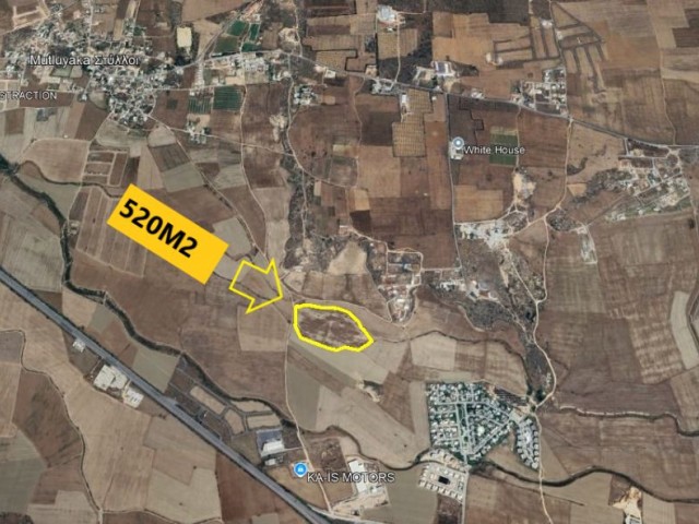 Mutluyaka, Gazimağusa'da Satılık 520 m2 Arsa [62.400 GBP den Başlayan Fiyatlar]