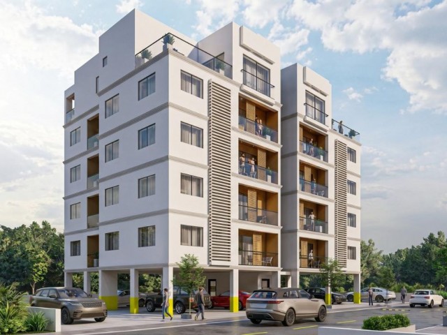 GAZİMAĞUSA GÜLSEREN PROJE AŞAMASINDA 2+1-3+1 DAİRELER VE 3+1 PENTHOUSE  HAVUZLU SİTE