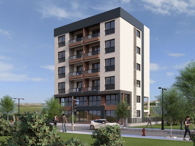 Gazimağusa Çanakkale Proje Aşamasında Satılık 1+1/2+1 Daireler - 3+1 Penthouse -dükkan - Fotoğraf 3
