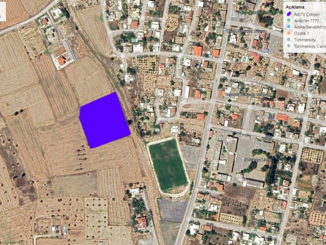 🟢 Yatırımlık 5963 M² Arazi –mağusa / Akdoğan’da – Köy Yanı – Takasa Uygun Fırsat! 🟢 - Fotoğraf 3