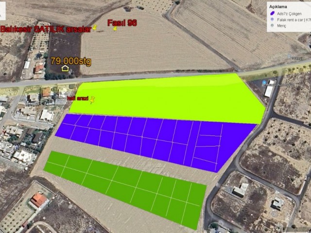 🌿 Lefkoşa- Balıkesir'de YATIRIM FIRSATI ! Fasıl 96 / 560 m² den başlayan Yatırımlık Arsalar - Fotoğraf 2