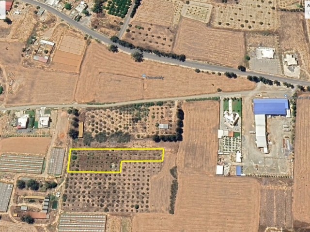 Gazimağusa Türkmenköy'de Elektrik ve Su Altyapısına Sahip 2691 m² Konut İmarlı Arsa! - Fotoğraf 2