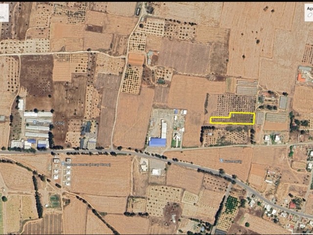Gazimağusa Türkmenköy'de Elektrik ve Su Altyapısına Sahip 2691 m² Konut İmarlı Arsa! - Fotoğraf 4