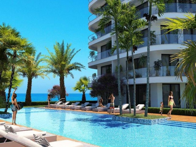 Satılık 1+1 daire, 62 m2, denize sifir, Coastal Heaven residence, Güzelyurt'ta 5. kat, taksitli ödeme, anahtar teslimi Ocak, 2027 - Fotoğraf 3