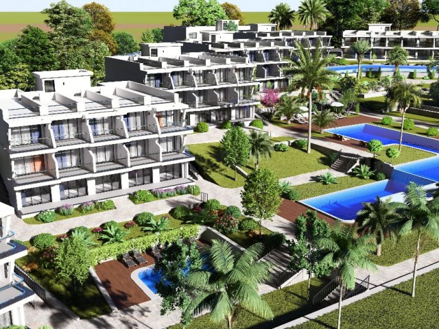 Güzel Tatlısu bölgesinde deniz manzaralı 2 katlı kompleksin satışına başlandı. Stüdyo ve 1+1 daireler 111.000 £'dan başlayan fiyatlarla! Dairelerin yüzde 65'i satıldı! - Fotoğraf 2
