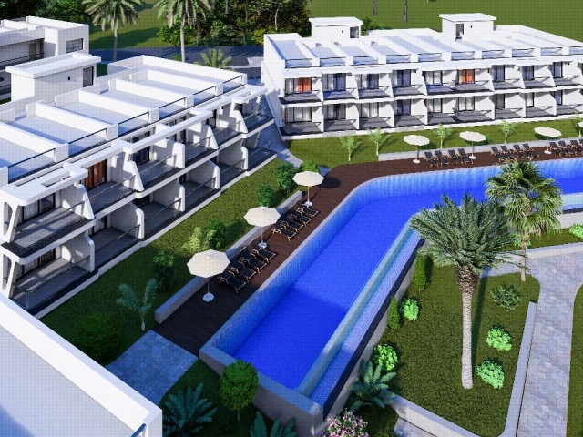 Güzel Tatlısu bölgesinde deniz manzaralı 2 katlı kompleksin satışına başlandı. Stüdyo ve 1+1 daireler 111.000 £'dan başlayan fiyatlarla! Dairelerin yüzde 65'i satıldı! - Fotoğraf 4