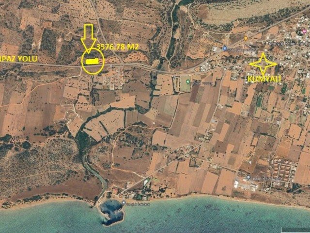 Kumyalıda yol kenarı deniz manzaralı arazi - Fotoğraf 3