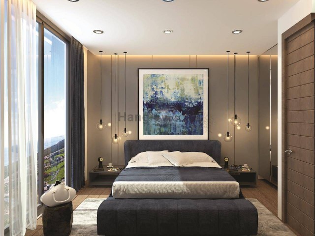 Daire 1+1, GRAND SAPPHIRE RESORT konut kompleksi, İskele, Long Beach'te. B Blok, 16. kat. VAT 5%, trafo, tapu her şey ödendi - Fotoğraf 1
