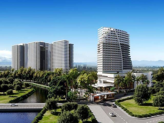 Daire 1+1, GRAND SAPPHIRE RESORT konut kompleksi, İskele, Long Beach'te. B Blok, 16. kat. VAT 5%, trafo, tapu her şey ödendi - Fotoğraf 2