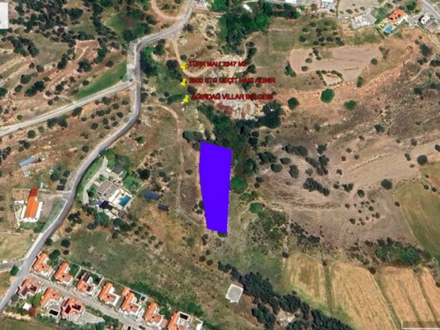 Ağırdağ dağ ve orman manzaralı arazi Türk malı