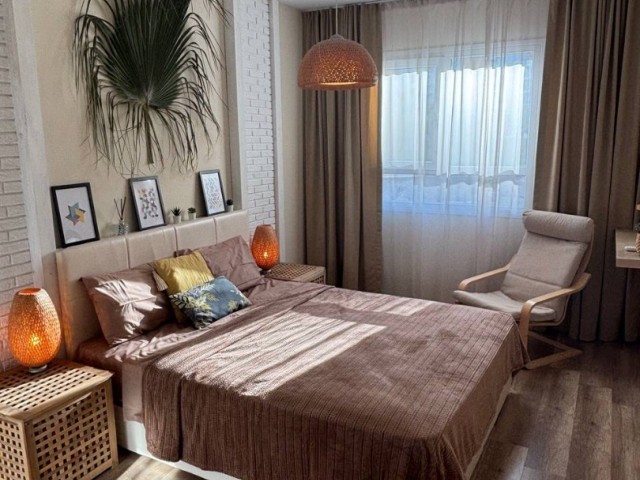 Caesar Resort Kompleksi'nin 2. Etap bölgesinde, 86 m² + Teraslı, 2+1 daire, tam tasarım paketiyle birlikte satışa hazır. Sözleşme devri fiyata dahildir! - Fotoğraf 1