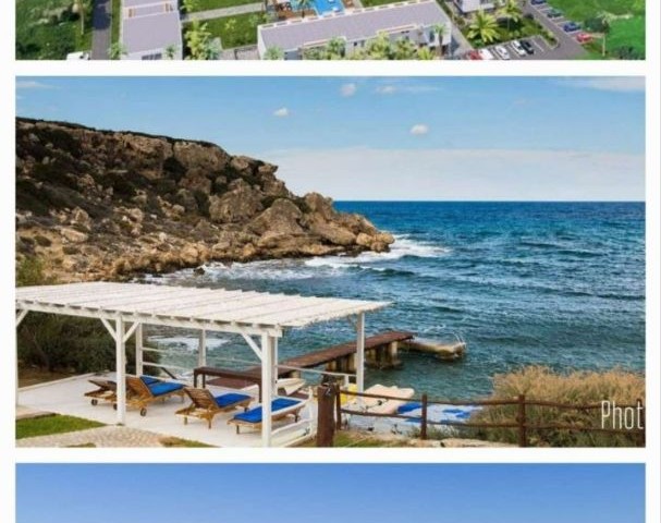 Girne, Esentepe, DejaBlue Resort Studyo+Terasa, Deniz birinci hat - Fotoğraf 3