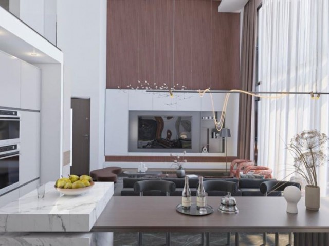 İskele Long Beach Elysium Site Içerisinde (3+1) Loft - Fotoğraf 4