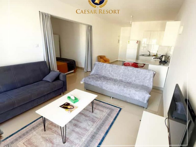 💷 57.000 £ | ❌ SÖZLEŞME YENİLEME ÜCRETİ YOK ❌ | Deniz & Havuz Manzaralı Eşyalı Stüdyo Niş Daire | Caesar Resort 2 | Long Beach – İskele | KIZILÖRS INVESTMENT - Fotoğraf 1