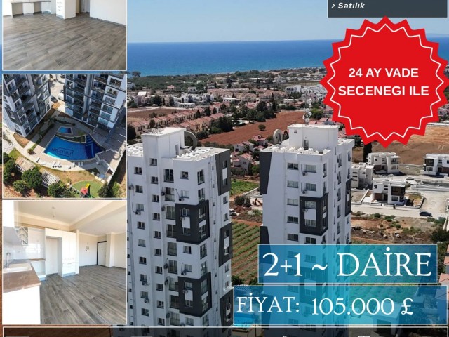 İskele Bahçeler Libra Tower’da Satılık 2+1 Daire - Deniz Manzara Kocan Hazır