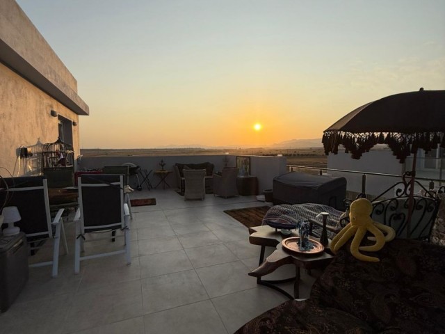 ✨Royal Sun Elite,📍İskele / Long Beach - Satılık 1+1 Penthouse | 🏛️Aquamarine Blok - 2.Kat | 💷95.000 £ | KIZILÖRS INVESTMENT