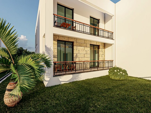 Girne Ozanköy Sıfır 3+1 Satılık Bahçeli-Teraslı Ödeme Planlı Daireler
