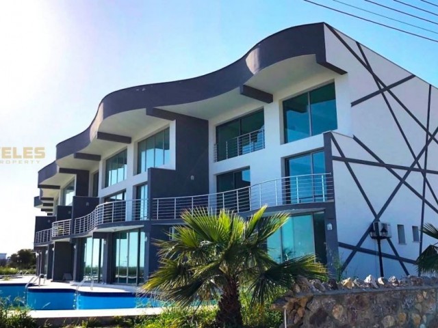 Kuzey Kıbrıs Gayrimenkulü: Lapta’da (Girne) Atoll 1 Sitesi’nde denize yakın 2+1 dubleks daire SA-21199 - Fotoğraf 4
