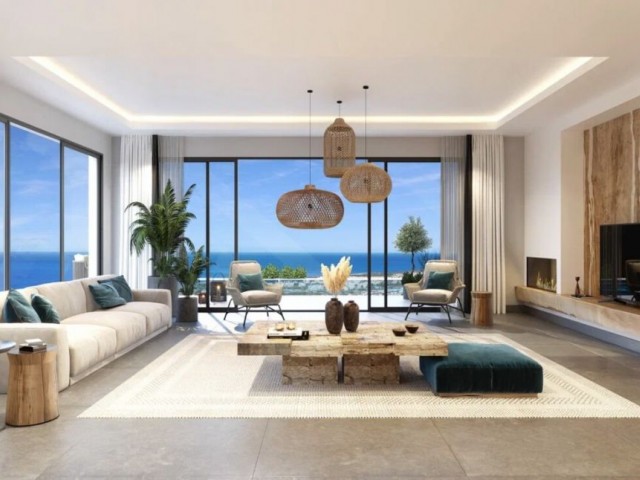 Kuzey Kıbrıs Gayrimenkulü: Golden Circle Village Site’de denize yakın daireler SA-1-0182 - Fotoğraf 1