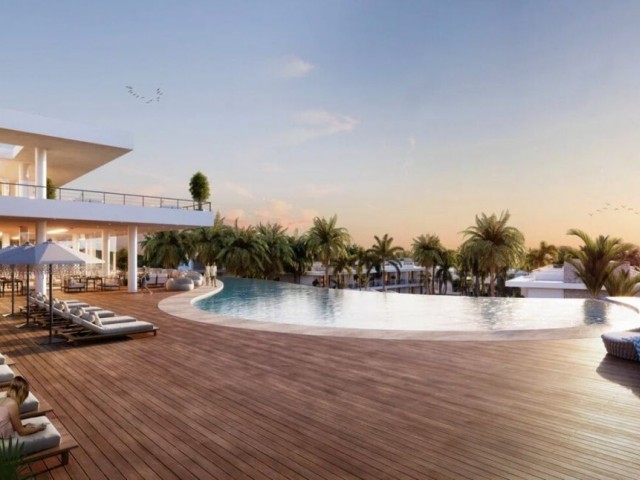 Kuzey Kıbrıs Gayrimenkulü: Golden Circle Village Site’de denize yakın daireler SA-1-0182 - Fotoğraf 4