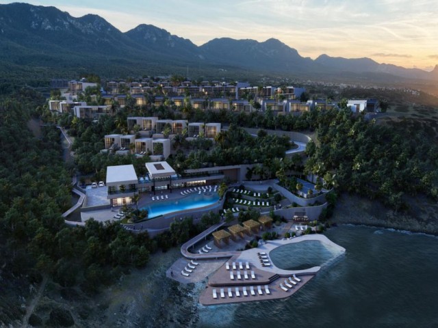 Kuzey Kıbrıs Gayrimenkulü: Casa del Mare Site’de lagünlü deniz kenarı stüdyo SA-0-0299 - Fotoğraf 3
