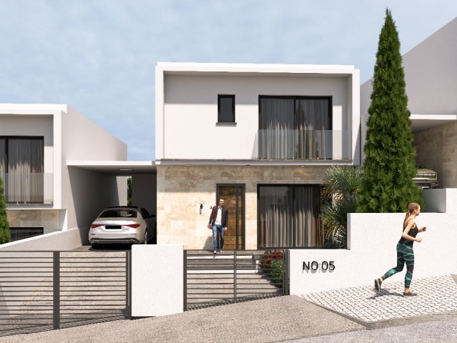 Lefkoşa, Gönyeli - Boğaz Bölgesinde 3+1 Villa