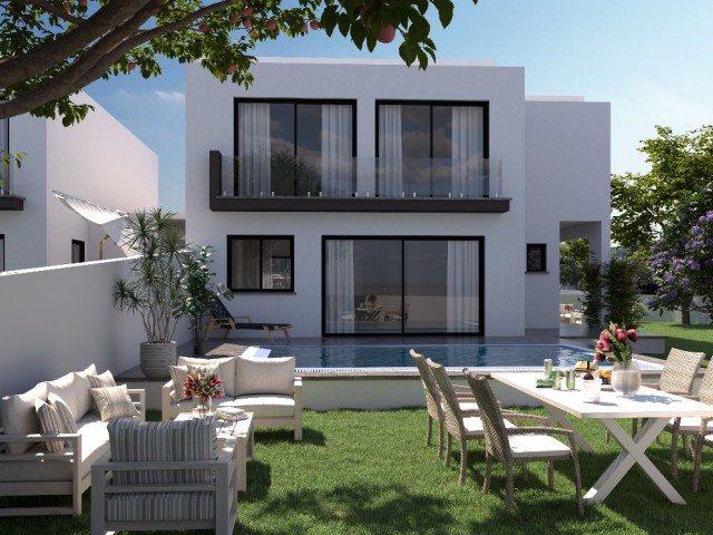 Lefkoşa Kanlıköy Bölgesinde 3+1 Villa