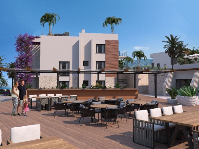 Girne Esentepe Bölgesinde Bulunan "Aquamarine Nuance" Projesinde Satılık 2+1 Loft Daireler