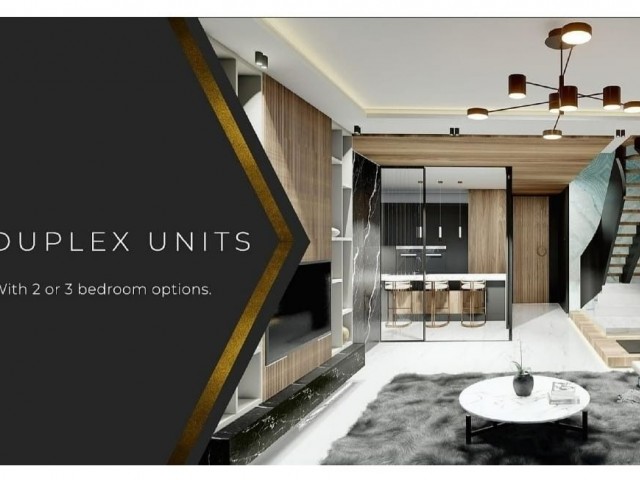 Girne merkezde lüks ve premium sınıf dublex daire