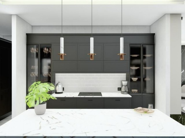 Girne merkezde lüks ve premium sınıf dublex daire