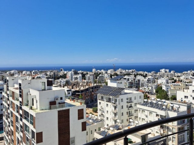 Girne merkezde kiralık lüks 1+1 rezidans
