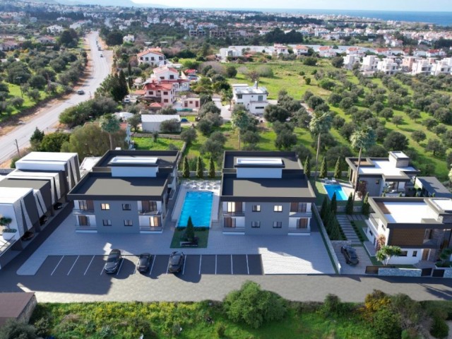 Satılık 2+1 daire, Girne Lapta. Her türlü takasa açıktır. Teslim - Kasım 2025