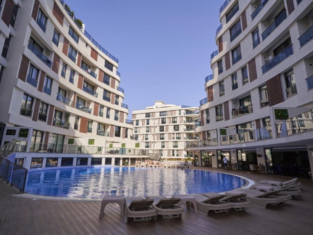 Girne merkezinde kiralık modern ve lux 3+1 penthouse, özel havuzlu, özel çatı terası