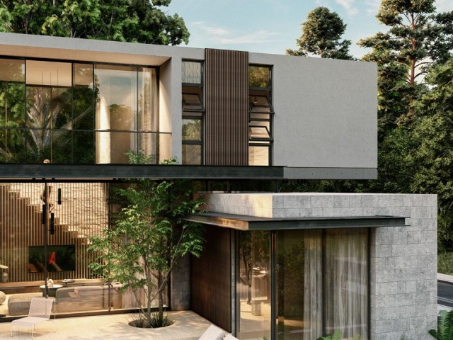 Lapta bölgesine 4+1 satılık modern lüks villa