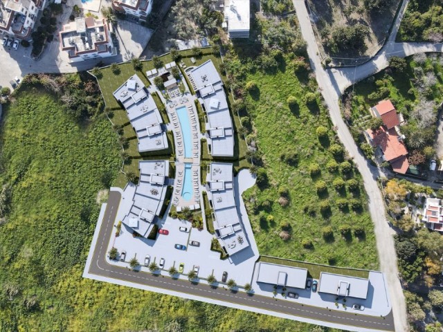 Girne Lapta'da 2+1 satılık daire