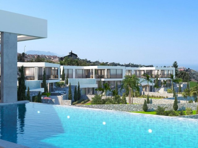 Girne Arapköy Proje Aşamasında Ultra Lüks Panaromik Manzaralı 6+1 Villalar