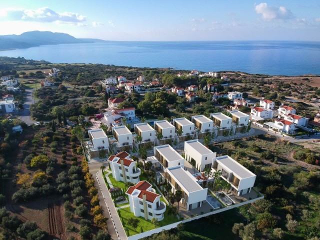 Girne Karşıyaka Denize Yürüme Mesafesinde Proje Aşamasında Lüks Satılık Villalar