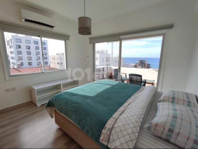 Girne Kaşgar Bölgesinde Denize 30 Metre Mesafede Kiralık 2+1 Eşyalı Daire