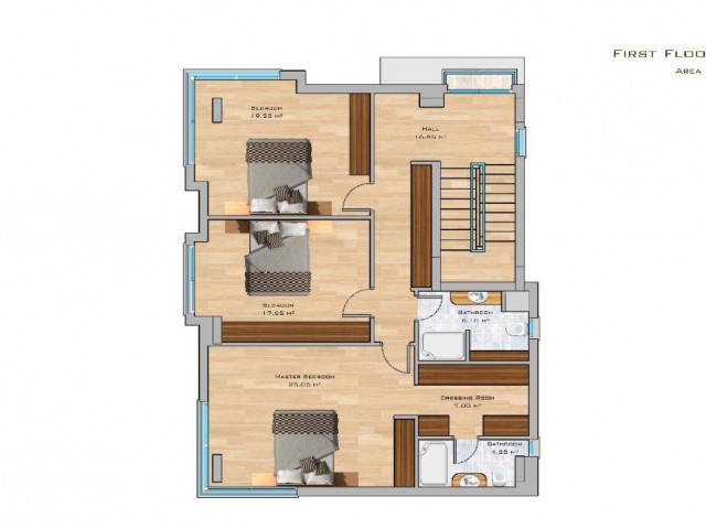 Girne zeytinlik4+1 satılık villa