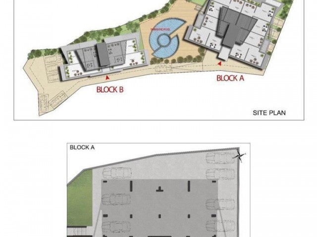 Girne Alsancak Havuzlu Sitede Satılık 2+1 Daire