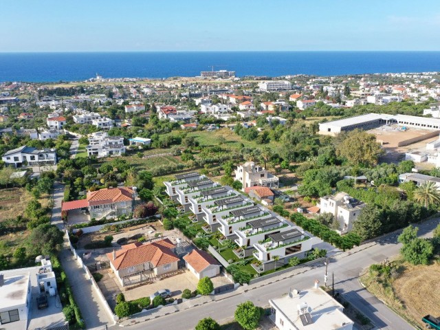 Girne Çatalköy'de modern mimari satılık villa