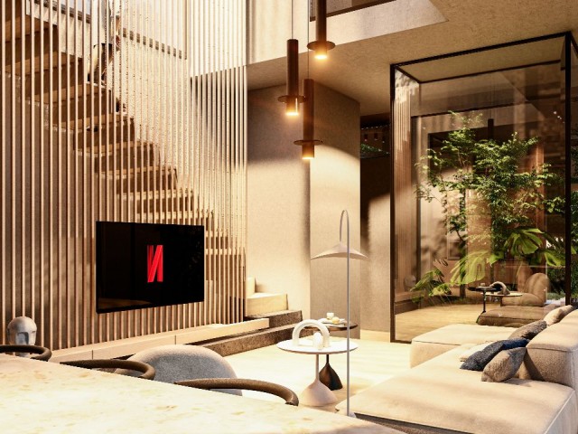 Lapta bölgesine 4+1 satılık modern  lüks villa 