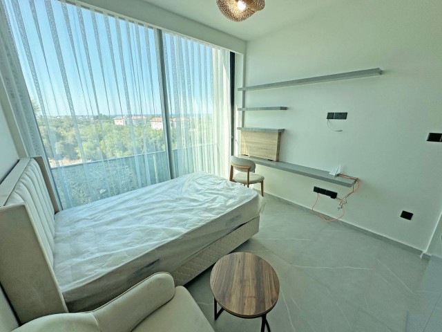Girne Merkez Kiralık Yeni Binada Sıfır Eşyalı 1+0 Daireler 