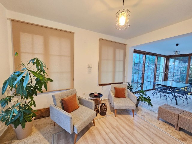 Girne Zeytinlik Kiralık 4+1  Eşyalı Havuzlu Villa / Solar Panel