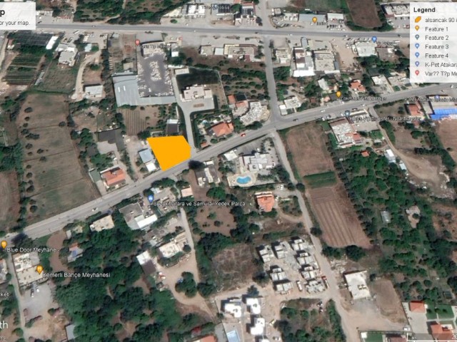 Girne Alsancak da Deniz Manzaralı ve Ticari İzinli Asfalt Yola Temaslı Satılık 855 M2 Arsa Toplam Fiyatı 320,000 GBP Adem Akın 05338314949 - Fotoğraf 2
