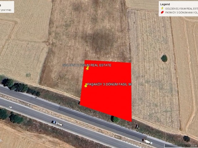 Not : Dönüm Fiyatı : 73,500 GBP: Paşaköy Toprağı Lefkoşa Mağusa Ana Yolu Üzerin de Eşdeğer Koçanlı Fasıl 96 Servis Yolu Olan Satılık 3 Dönüm Arazi Adem Akın 05338314949 - Fotoğraf 2