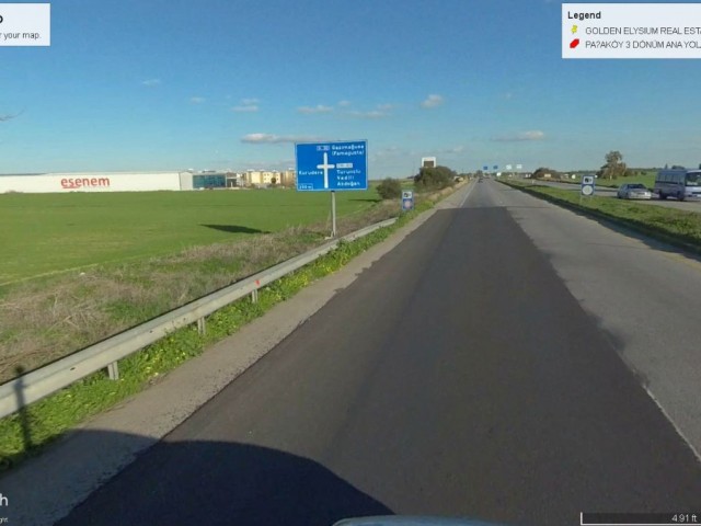 Not : Dönüm Fiyatı : 73,500 GBP: Paşaköy Toprağı Lefkoşa Mağusa Ana Yolu Üzerin de Eşdeğer Koçanlı Fasıl 96 Servis Yolu Olan Satılık 3 Dönüm Arazi Adem Akın 05338314949 - Fotoğraf 3