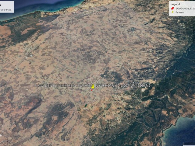 Büyükkonuk da Köy İçi Satılık 2,5 Dönüm Eşdeğer Koçanlı Arazi Adem Akın 05338314949 - Fotoğraf 1