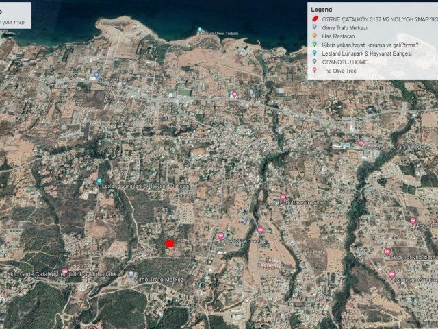 Not: Toplam Fiyatı : 280,000 GBP: Çatalköyde Satılık 2 Dönüm 2 Evlek Deniz Manzaralı Arazi Adem Akın 05338314949 - Fotoğraf 3